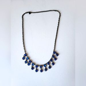 Vintage Blue Pendant Necklace